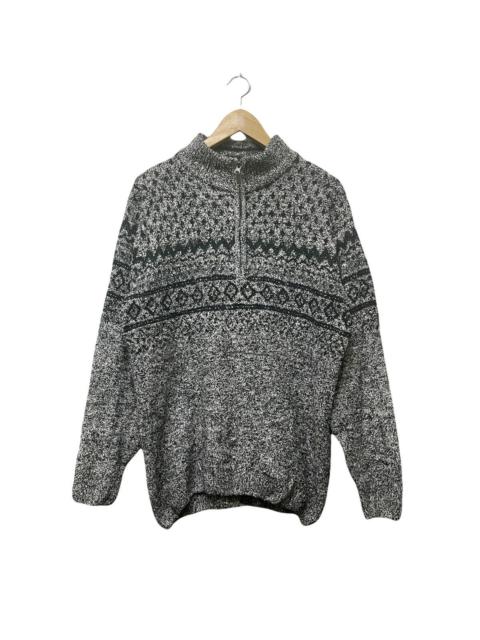 Other Designers VINTAGE KANGOL HALF ZIPPER FLEECE JACKET