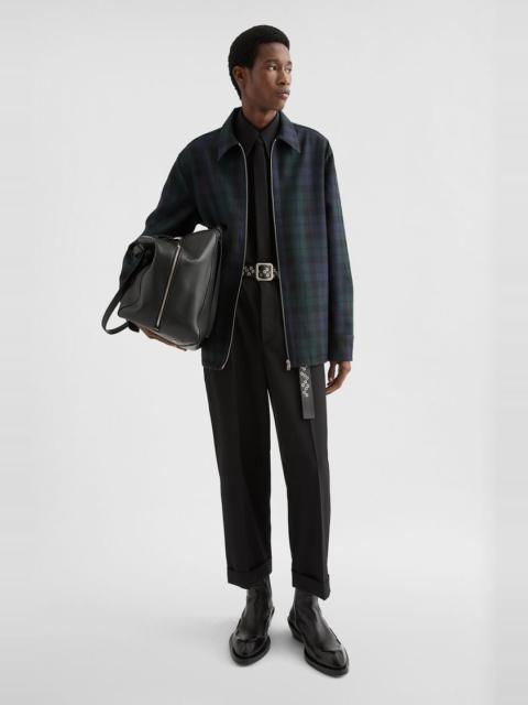 Wool Zip-Up Shirt