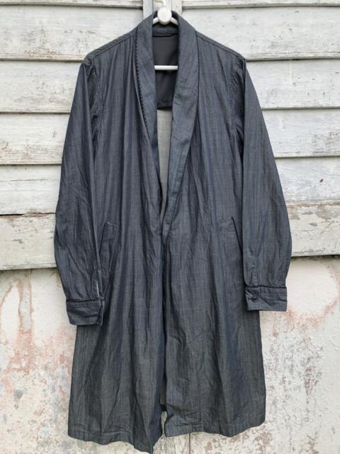 Other Designers 5351 POUR LES HOMMES - 5351 POUR LES HOMME BUTTON LESS INDIGO SOFT DENIM LIGHT COAT