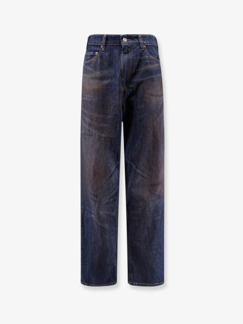 MM6 Maison Margiela MM6 Maison Margiela Numeric Signature Jeans Blue