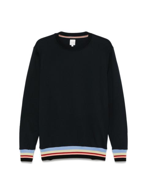 Signature-stripe sweatshirt