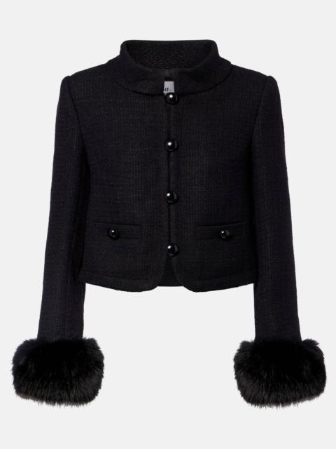 self-portrait Boucle' jacket