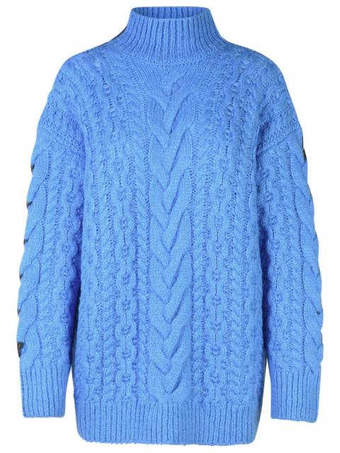 Stella McCartney Stella Mccartney Two-Tone Alpaca Blend Turtleneck Sweater Women