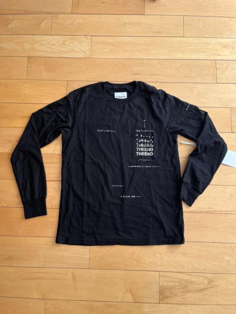 NWT - Takahiromiyashita Morse Code Long Sleeve T-Shirt