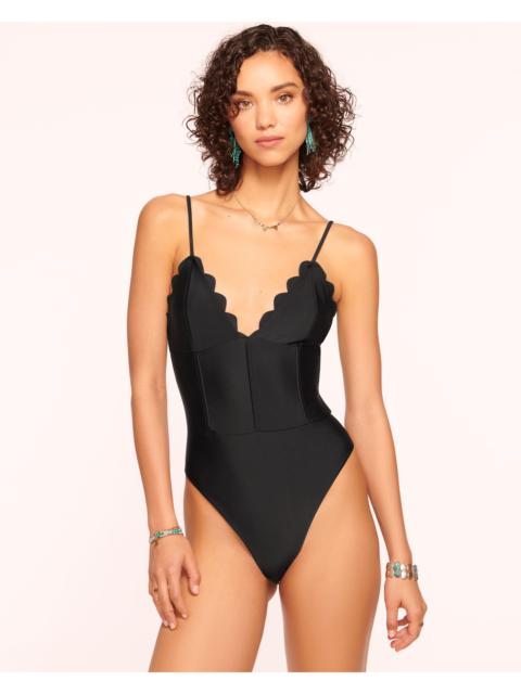 RAMY BROOK Mikayla Scalloped One Piece Swimsuit