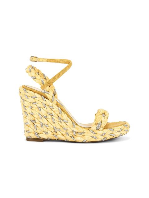 AQUAZZURA Costiera 120 Crystal Wedge Sandal