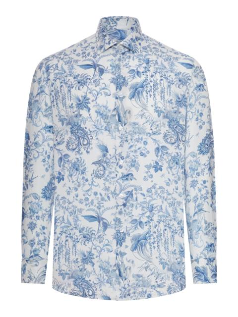 Etro COTTON SHIRT WITH PAISLEY PRINT