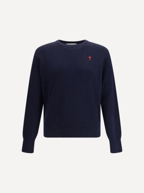 AMI Paris Pull Col Rond Ami De Coeur