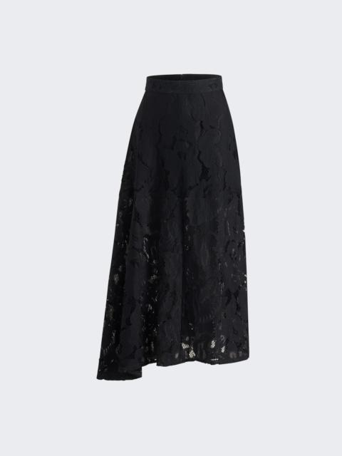 PATOU Lace Midi Skirt Black