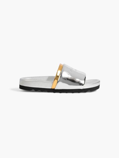 Stella McCartney Sorayama mirrored slides