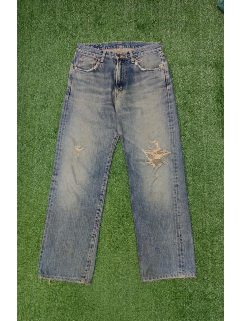 Other Designers Edwin - 🔥🔥VINTAGE EDWIN 505X ORANGE TAG DISTRESSED(J451)