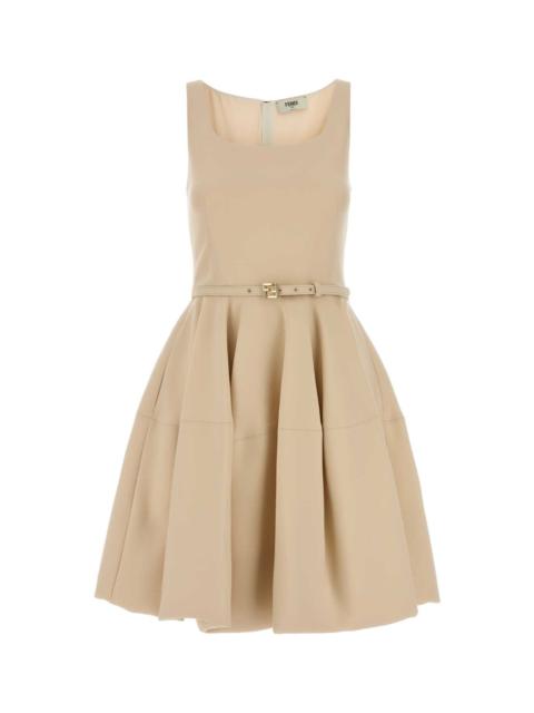 FENDI Fendi Women Cream Wool Blend Dress