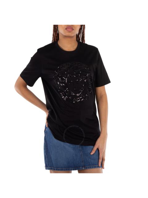 VERSACE Versace Medusa Motif Cotton T-Shirt