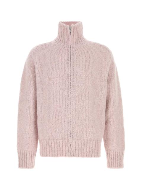Jil Sander Jil Sander Men Pastel Pink Mohair Blend Cardigan