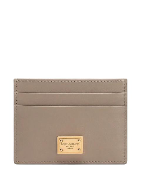 Dolce & Gabbana Card Holder With Logo Plaque