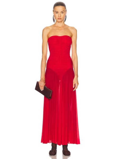 MAGDA BUTRYM Strapless Long Dress