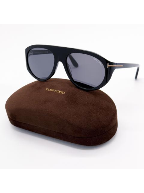 NEW TOM FORD TF1001 01A UNISEX SUNGLASSES TOM FORD REX-02