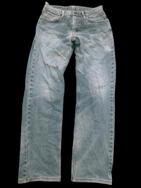 Other Designers 🔥Mudwash🔥Edwin 404 Distressed Straight Cut Jeans