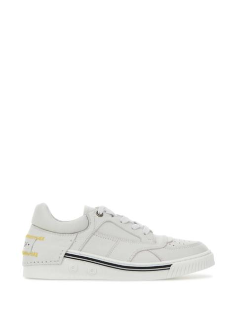 FENDI Fendi Women Chalk Leather Fender Sneakers