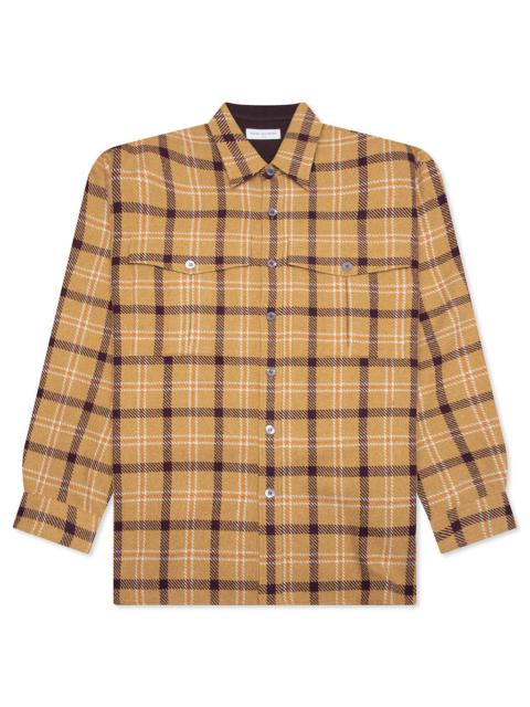 Dries Van Noten CALENDO 9292 M.W. SHIRT - YELLOW