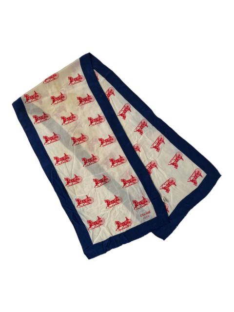 CELINE Vintage Celine Paris Scarf Monogram