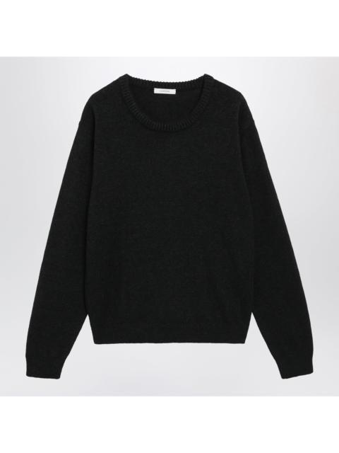 Lemaire Lemaire Coal Alpaca Wool Blend Crew Neck Sweater Men