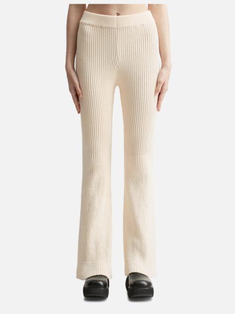 AMI Paris RIBBED TROUSERS