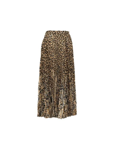 Etro Etro Animalier Printed Long Skirt Multicolor