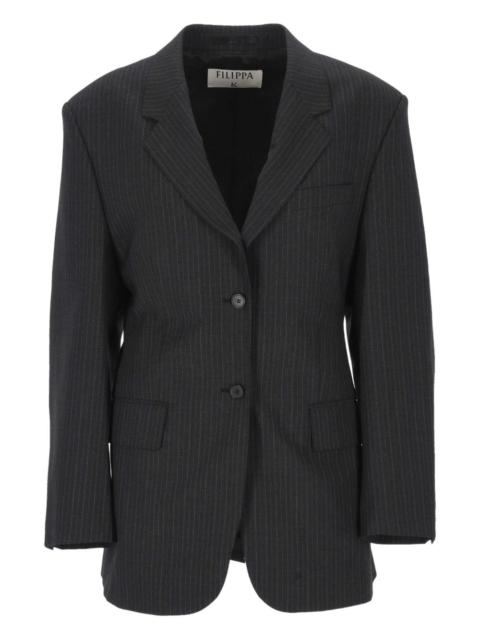 FILIPPA K pinstripe buttoned jacket
