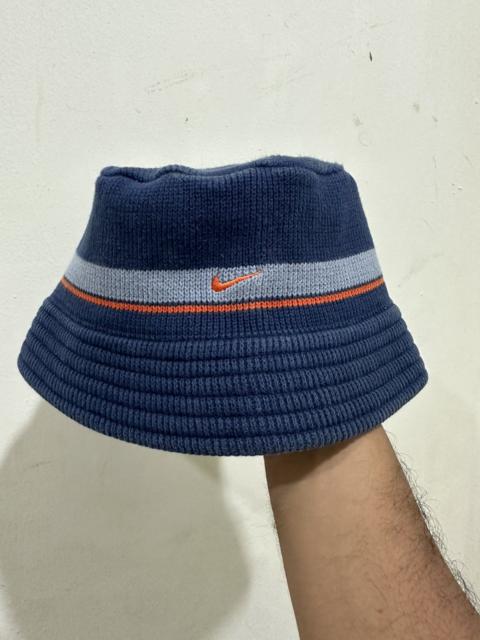 Nike 🔥Vintage🔥 Nike Cuffed Small Swoosh Logo Bucket Hat