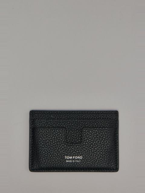 TOM FORD Soft Grain Leather T Line Classic Card Holder