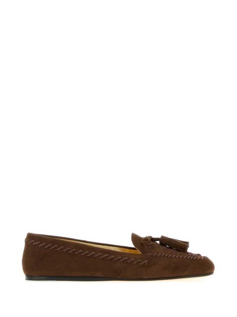 Prada Prada Women Brown Suede Loafers