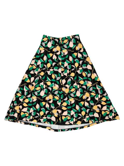 Other Designers La Double J Ladies Orchard Print Kenny Midi Skirt