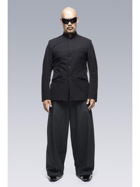 ACRONYM P48-CH Micro Twill Pleated Trouser Schwarzgrün