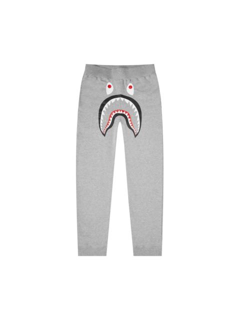 A BATHING APE® BAPE Shark Slim Sweatpants 'Grey'