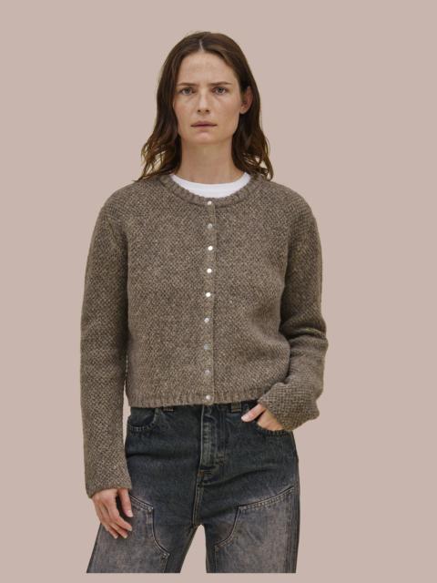 ECKHAUS LATTA YAK SNAP CARDIGAN