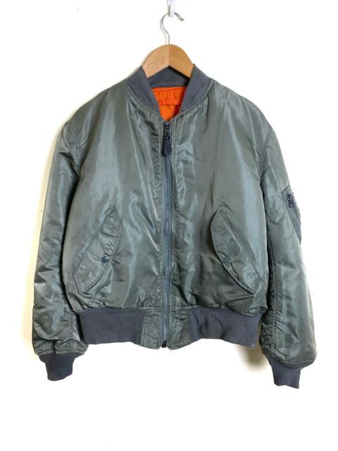 Other Designers Vintage Alpha Industries Reversible Bomber Flight Jacket