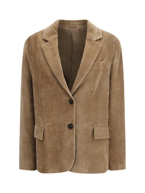 Brunello Cucinelli Brunello Cucinelli Fluid Corduroy Jacket Cappuccino