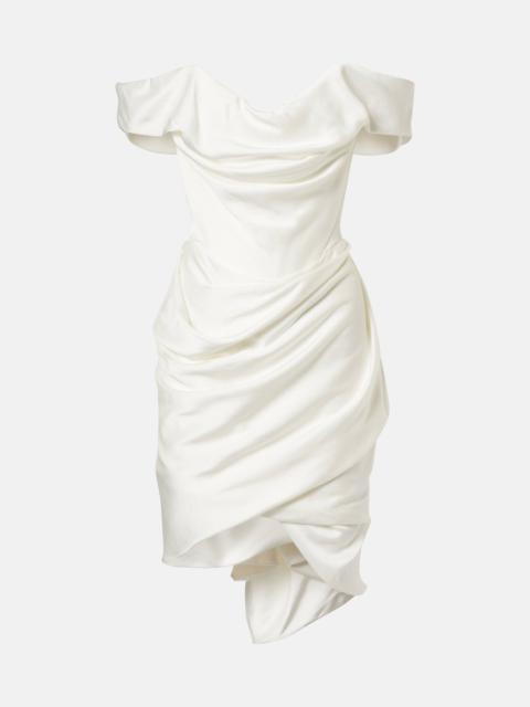 Vivienne Westwood Nova Cora off-shoulder minidress