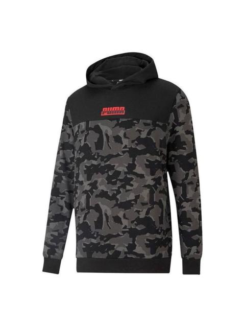PUMA PUMA Moletom Camo Printed Masculino Hoodie 'Black Camo' 588499-01