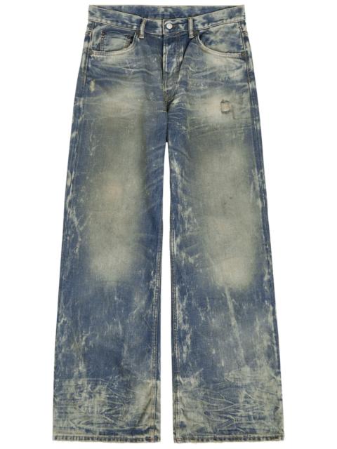 Acne Studios Acne Studios Washed Relaxed Straight-leg Jeans