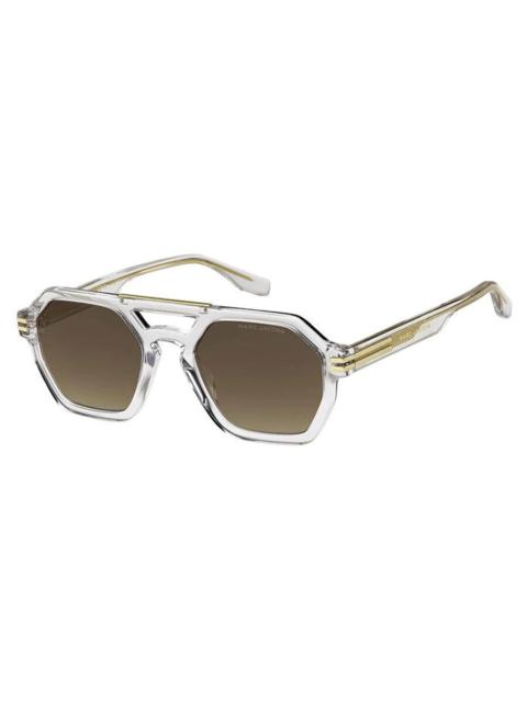 Other Designers Marc Jacobs - Marc Jacobs Brown Shaded Navigator Men's Sunglasses MARC 587/S 0900/HA 53
