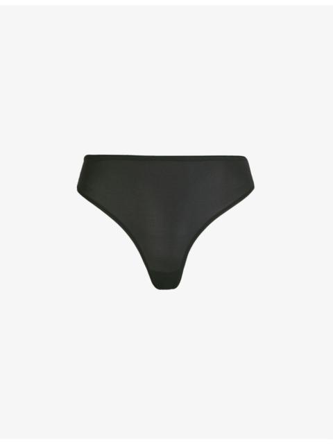 SKIMS Fits Everybody mid-rise stretch-woven thong