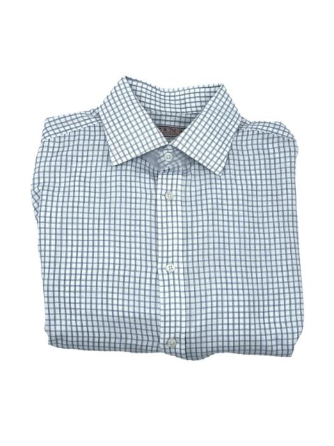 Other Designers Thomas Pink - Thomas Pink Button Down Shirt - White/Blue Checked