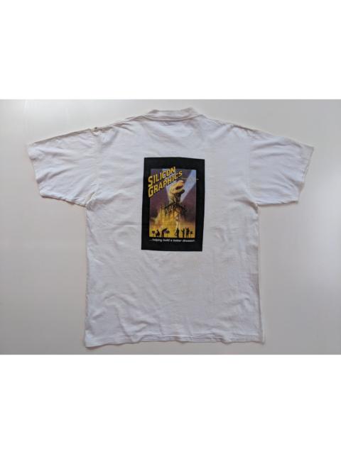 Other Designers Microsoft - Vintage 90s Silicons Graphic computer system shirt