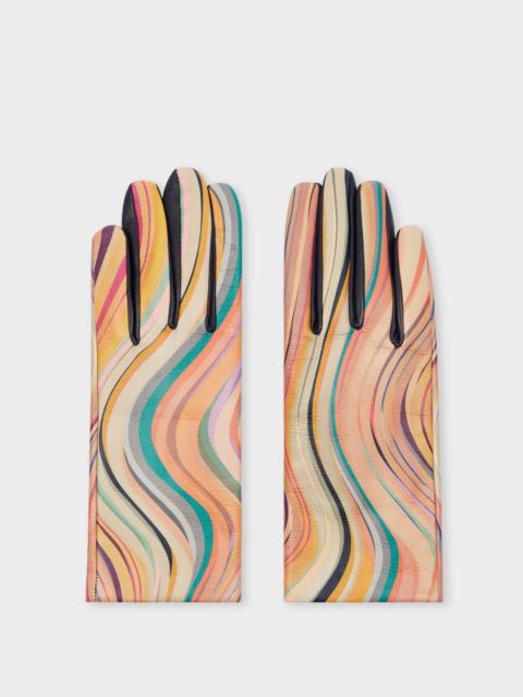 Paul Smith Women's 'Swirl' Leather Gloves