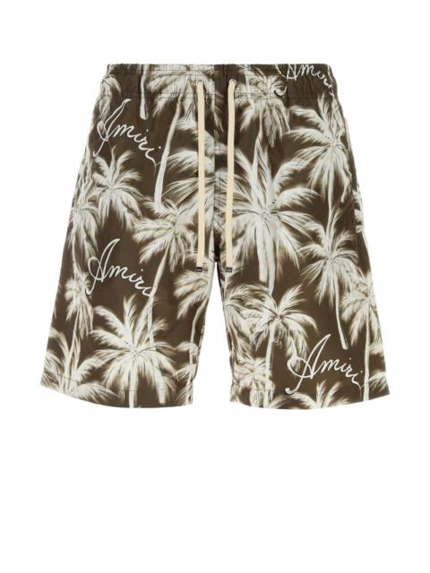 AMIRI Amiri Men Printed Polyester Swimming Shorts