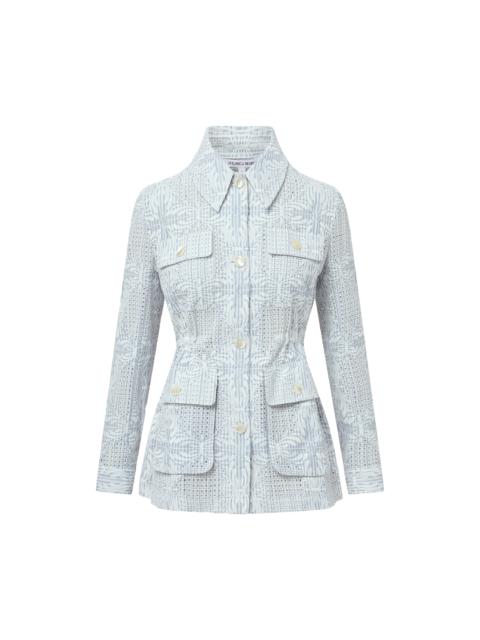 VERONICA BEARD KIKI EYELET JACKET