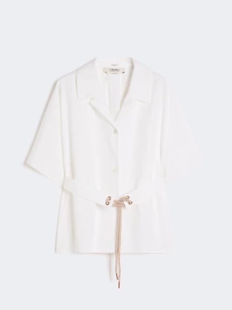 'S Max Mara Cotton poplin shirt - WHITE