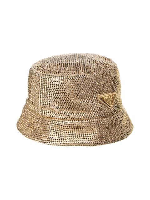 Prada Prada Silk-Blend Bucket Hat